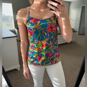 J. Crew Tropical Print Silk Camisole - Size 6